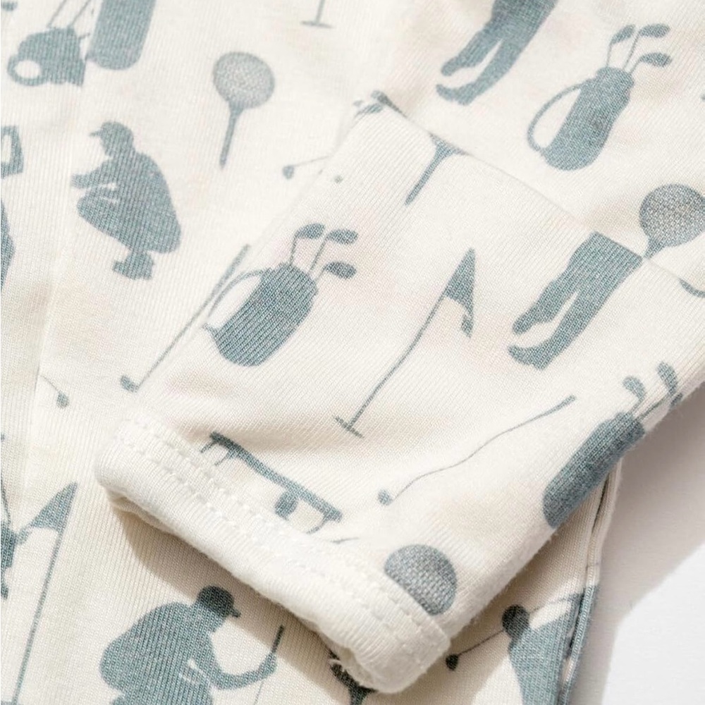 Adorable Golf Print Soft Magnetic Footie - Picture 7 of 8